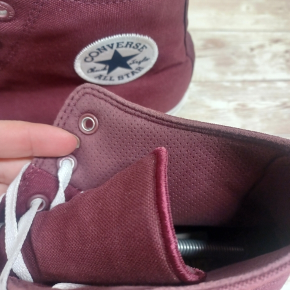 Converse Chuck Taylor II (discontinued) High Tops Maroon Lunarlon Men's Size 13 - Picture 6 of 15